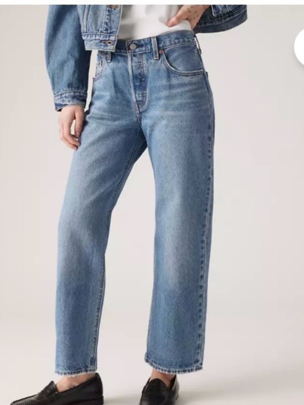 501 Levi’s ‘90s Ankle Classic Straight Leg Jeans Premium Quality Women’s Sz.24